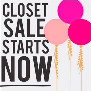 🤩🤩Closet Sale Starts Now🤩🤩